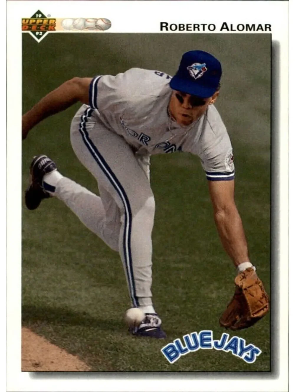 Roberto Alomar 1992 Upper Deck MLB #355 Baseball Card Toronto Blue Jays